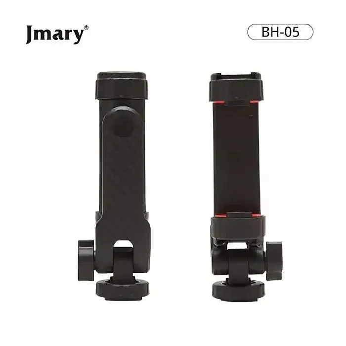 Jmary BH-05 Double Cold Shoe Extension Mobile Holder Clip Mount Jmary BH-05 Double Cold Shoe Extension Mobile Holder Clip Mount